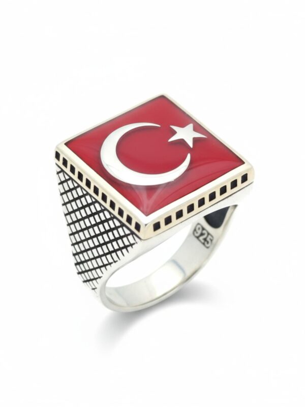 925 ayar gümüş teşkilat yüzük