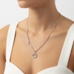 925 ayar gümüş Kadın şans kolyesi