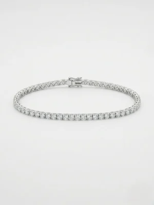 2.5 mm gümüş su yolu bileklik