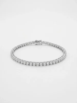 kalın gümüş su yolu bileklik