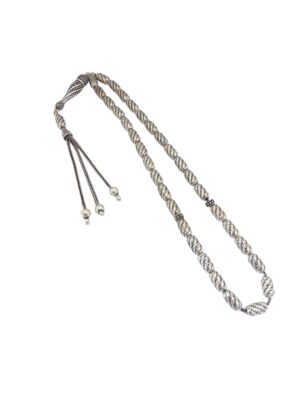 Kapsül kesim el işçiliği 925 ayar gümüş tesbih