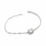 Zarif Baget Gümüş Kadın Bileklik