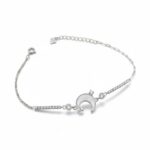 Sedef Taşlı Ayyıldız Gümüş Bileklik