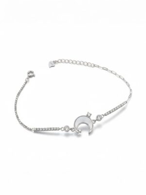 Taşlı ayyıldız kadın bileklik