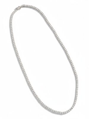 zirkon taşlı suyolu gümüş kolye