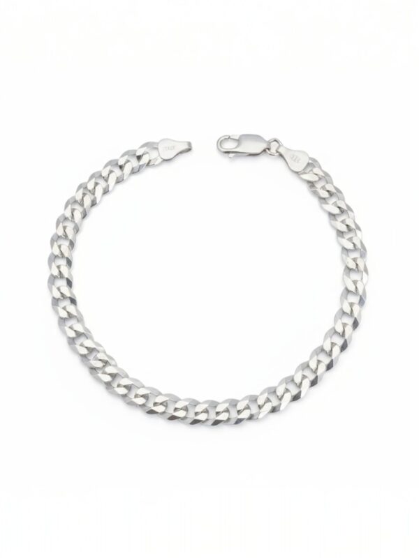 gurmet zincirli gümüş erkek bileklik