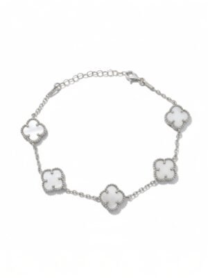 sedef taşlı van cleef yonce unisex bileklik