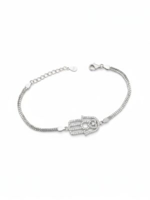 Fatma ananın eli 925 ayar gümüş kadın bileklik