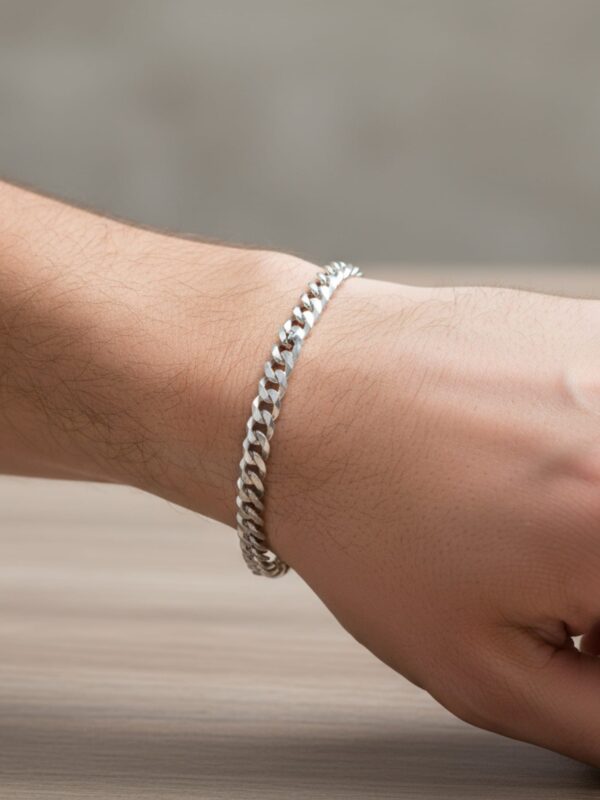 Alternative view of 925 Ayar Gümüş Gurmet Erkek Bileklik