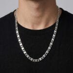 Valentino İtalyan Erkek Gümüş Zincir