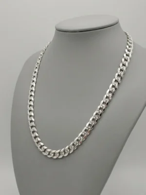 Kalem işçilliğine sahip tamamen 925 ayar gümüşten üretilen italyan erkek zincir modelimiz