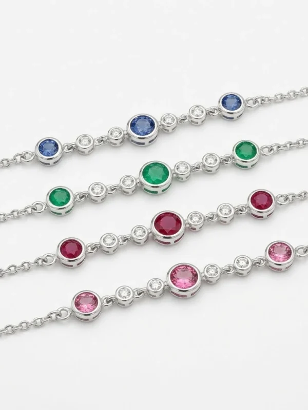 Renkli Taşlı Bileklik